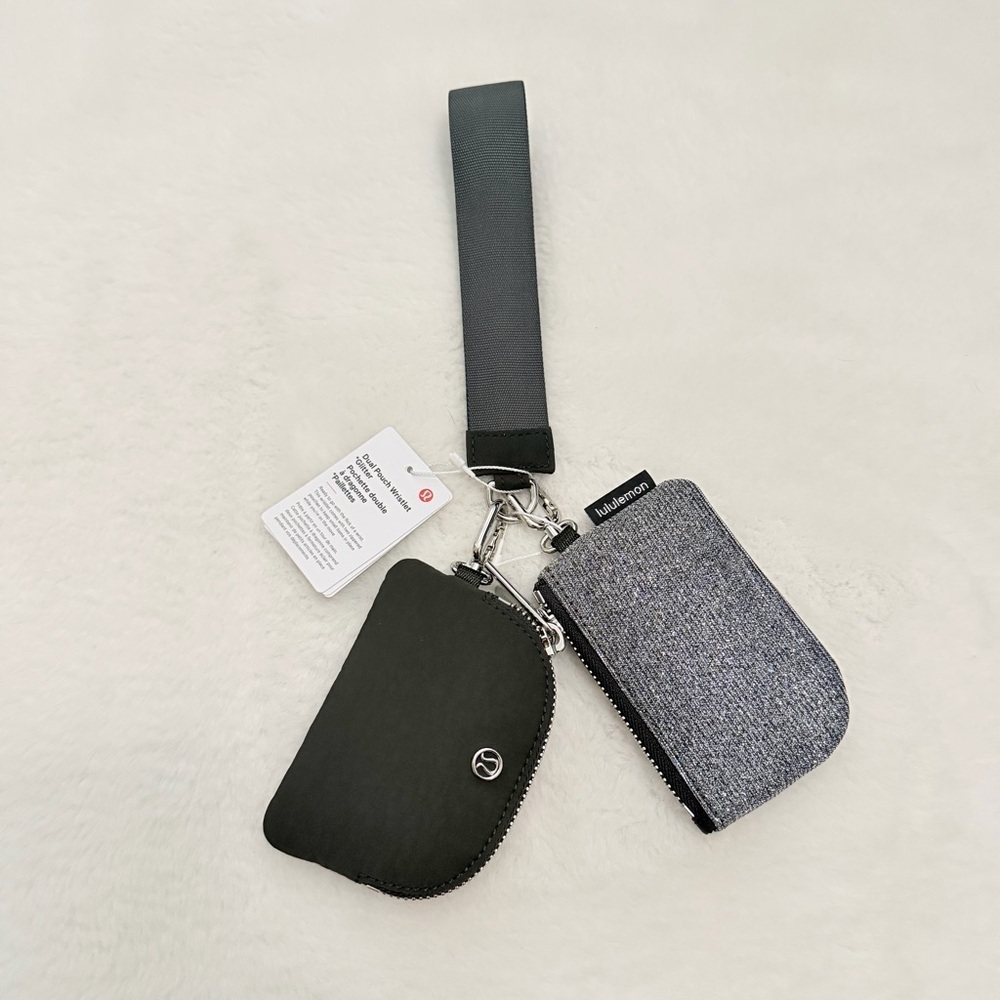 Lululemon  Dual Pouch Wristlet Key & Card Holder